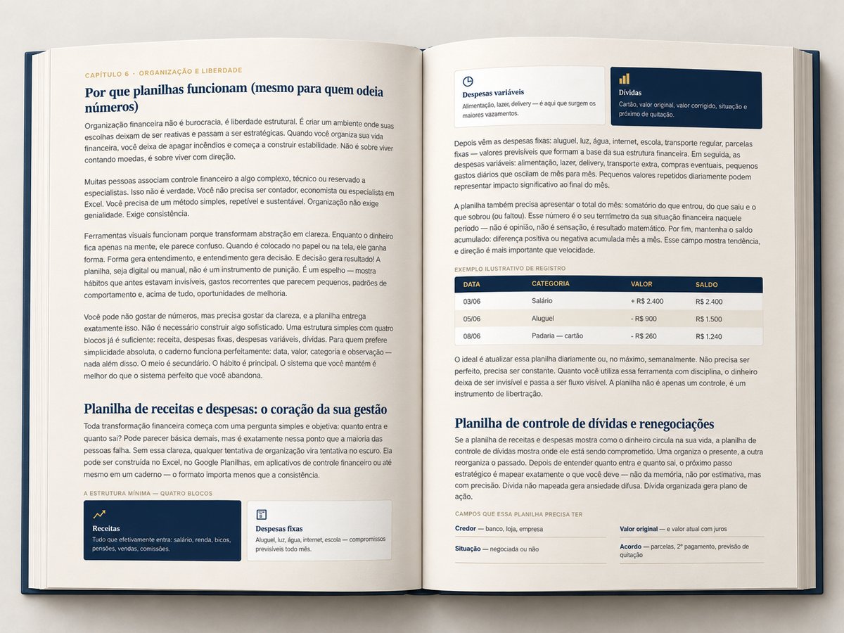 Miolo real — capítulo 6, organização e liberdade